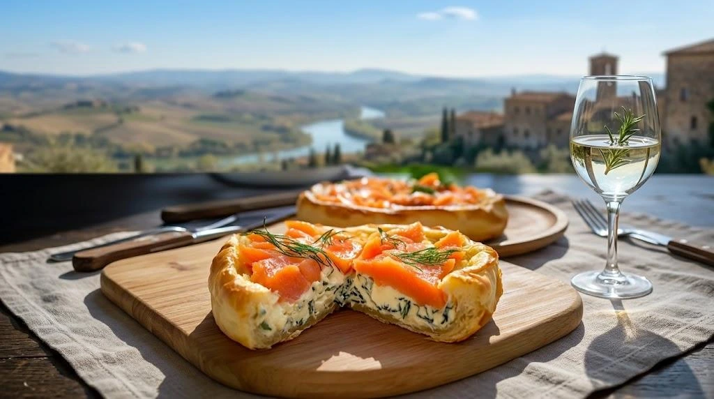 Bagels with Lox and Cream Cheese