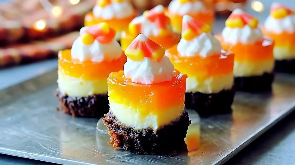 Candy Corn Cheese cakes