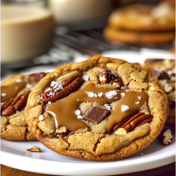 Caramel Pecan Chocolate Chip Cookies
