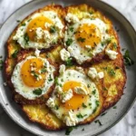 Crispy Feta Fried Eggs