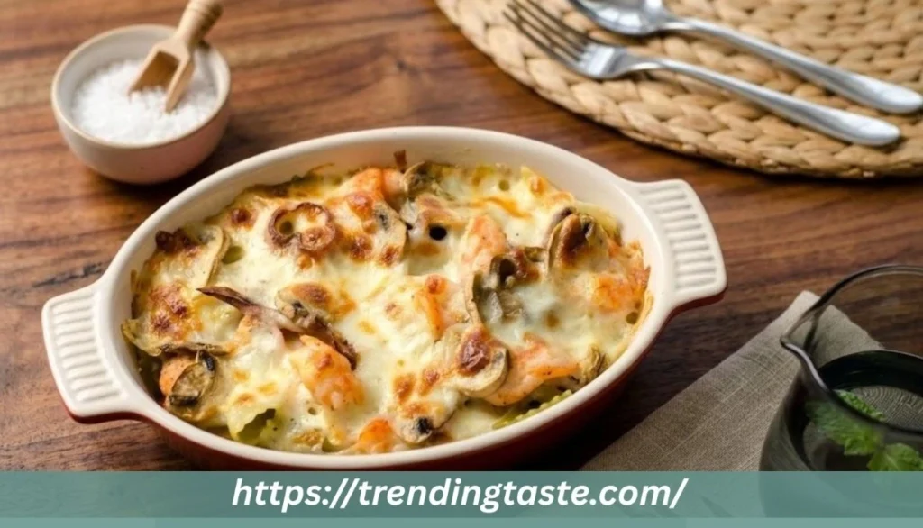 bake seafood pasta