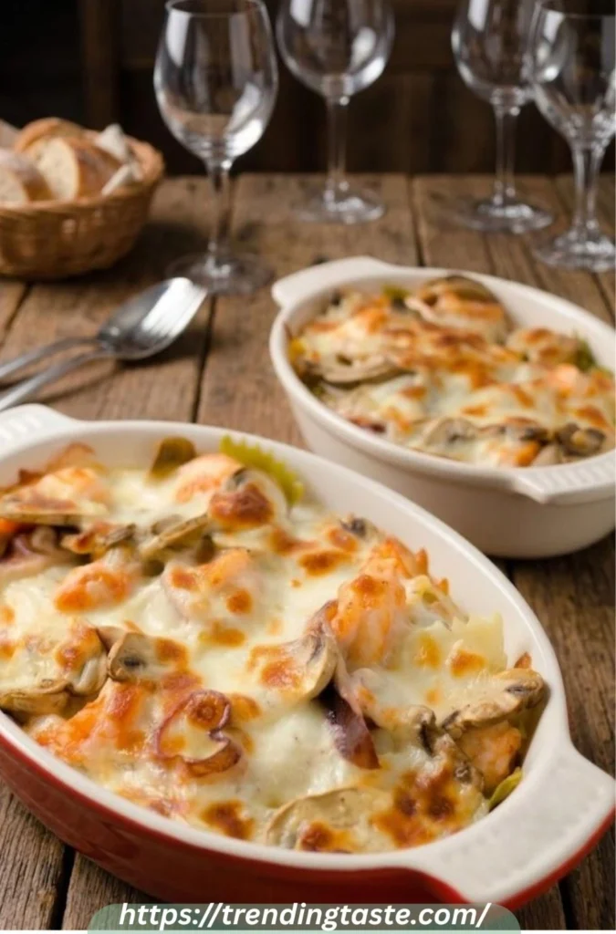 bake seafood pasta