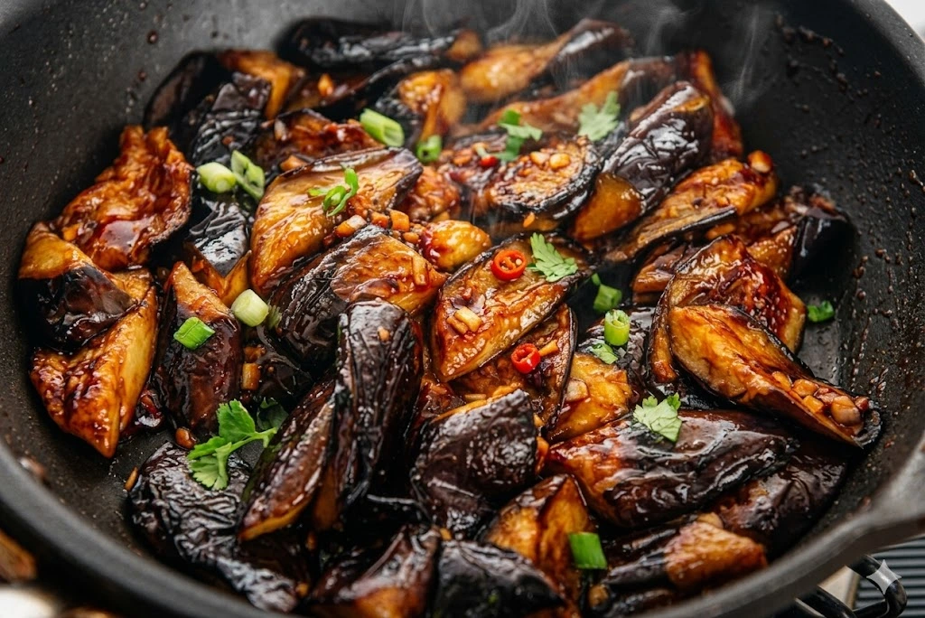 chinese eggplant with garlic sauce