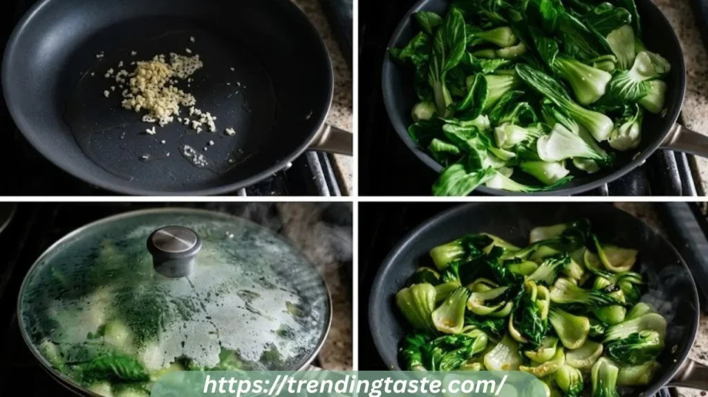 stir fry baby bok choy