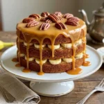 Banana Pecan Moist Cake