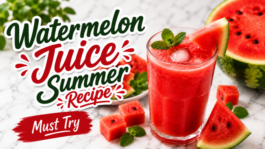 Watermelon Recipe Juice