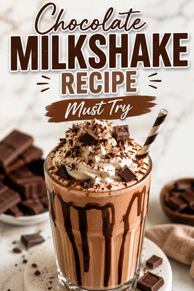 Chocolate Milkshake Recipe