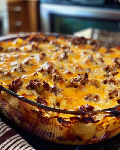 Classic Meat & Potato Casserole Hearty Comfort Food Recipe