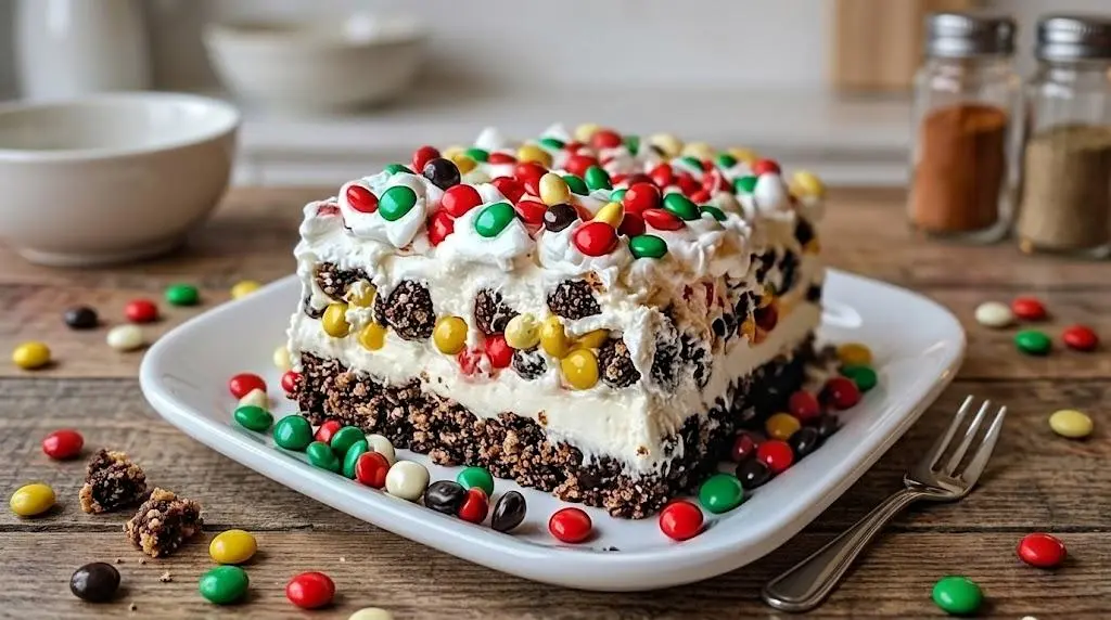 Cookie Lasagna Easy, No-Bake Festive Recipe