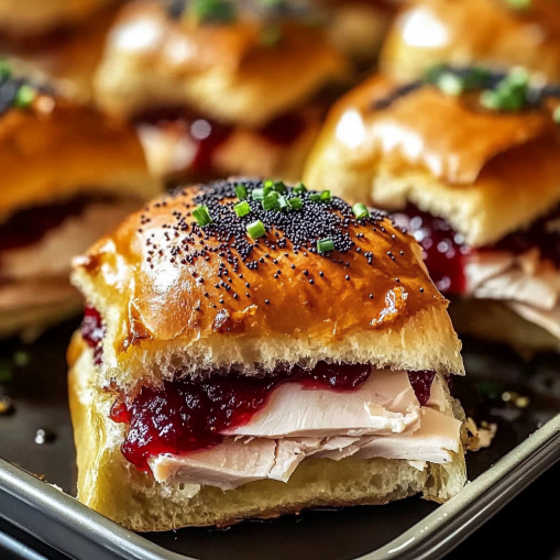 Cranberry Turkey Sliders