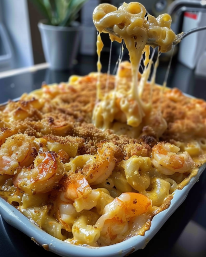 Delicious Seafood Mac and Cheese Creamy Flavorful Recipe