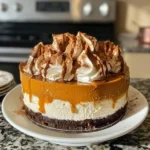 Double Layer Pumpkin Cheesecake Recipe – Easy & Delicious