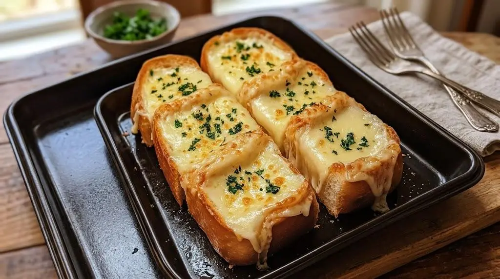 Cheesy Garlic Bread Recipe