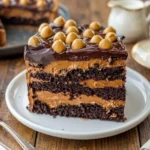 Heavenly Chocolate Peanut Butter Ooey Gooey Cake Easy Decadent Dessert Recipe cake