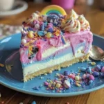No Bake Unicorn Cheesecake Easy Magical