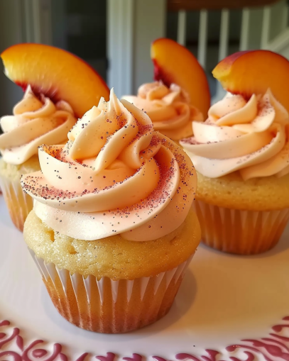 Peach Bellini Cupcakes Recipe Light Fruity