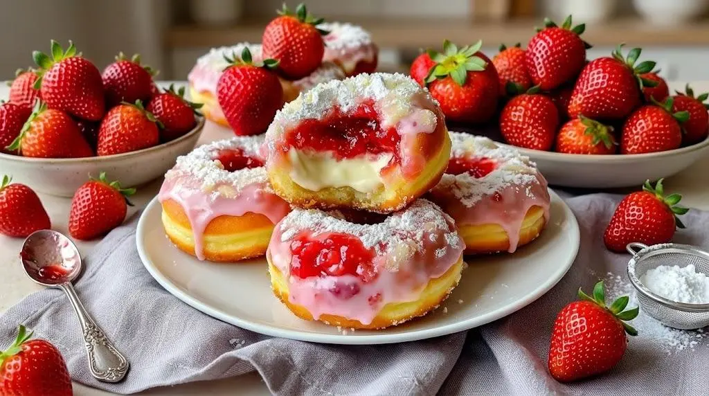 Strawberry Cheesecake Donuts A Delightful Dessert Recipe