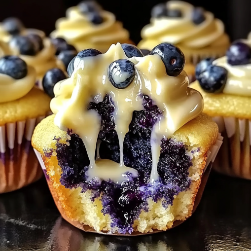 White Chocolate Blueberry Cheesecake Cupcakes Easy 