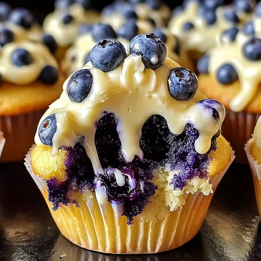 White Chocolate Blueberry Cupcakes Recipe