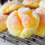 Orange Infused Sweet Ricotta Peach Cookies