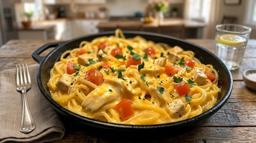Cheesy Chicken Spaghetti Best