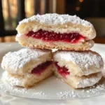 Raspberry-Filled Almond Snowball Cookies Recipe