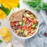 vegan Mediterranean Chickpea Salad