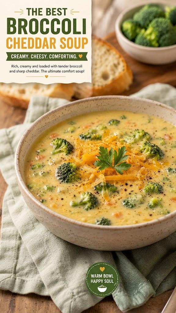 Best Recipe Broccoli Cheddar Soup Recipe